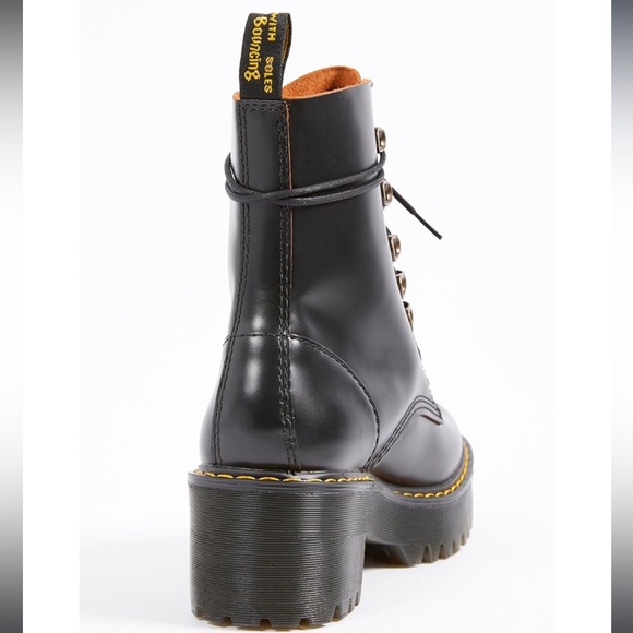Dr. Martens Leona black combat boot 37 - Picture 6 of 11